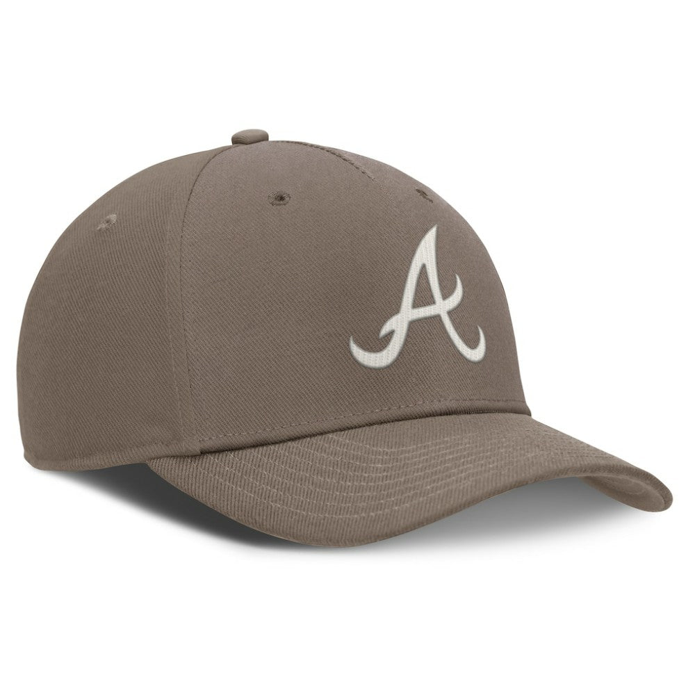 Atlanta Braves Rise Performance Adjustable Hat Brown