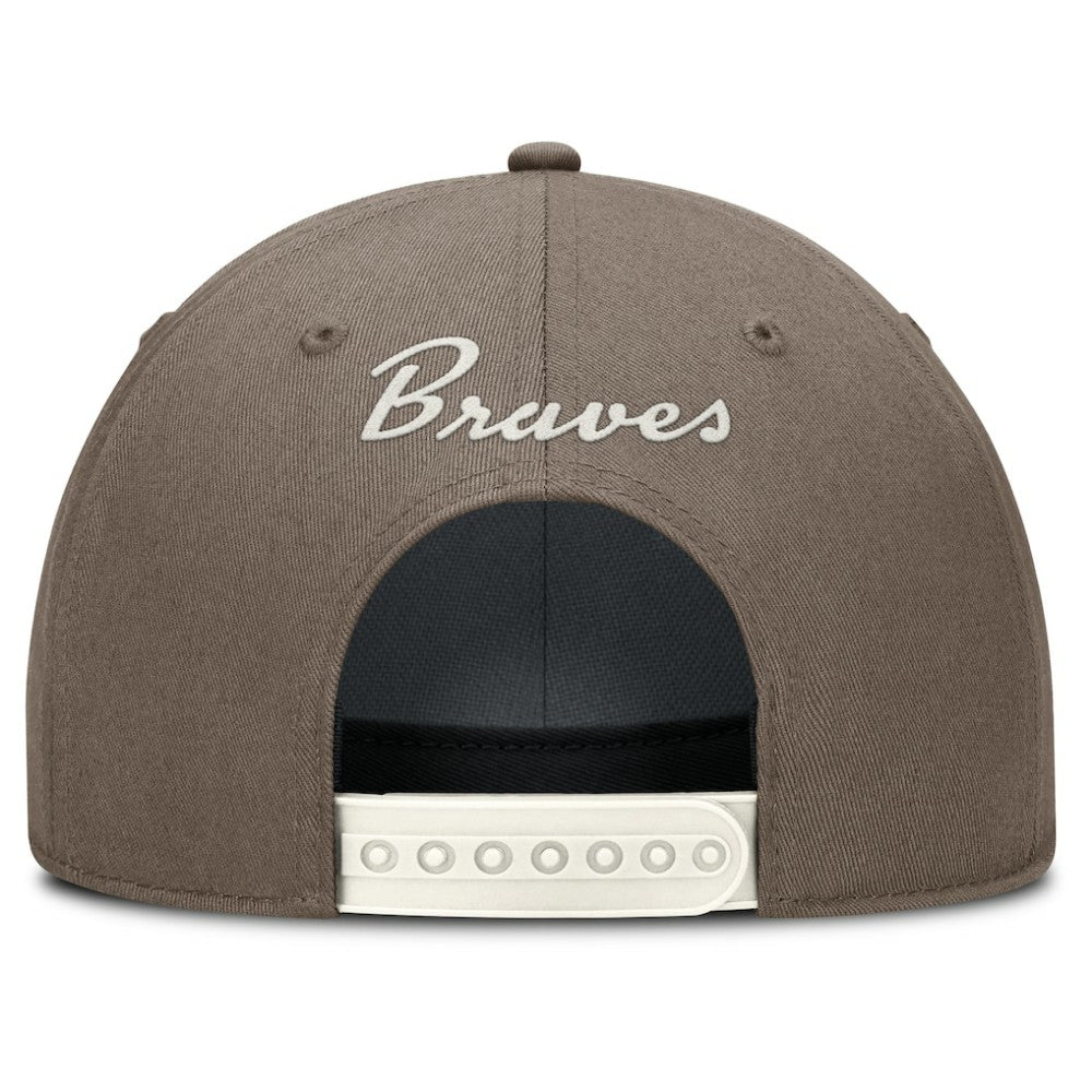Atlanta Braves Rise Performance Adjustable Hat Brown