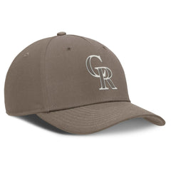 Colorado Rockies Rise Performance Adjustable Hat Brown