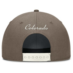 Colorado Rockies Rise Performance Adjustable Hat Brown
