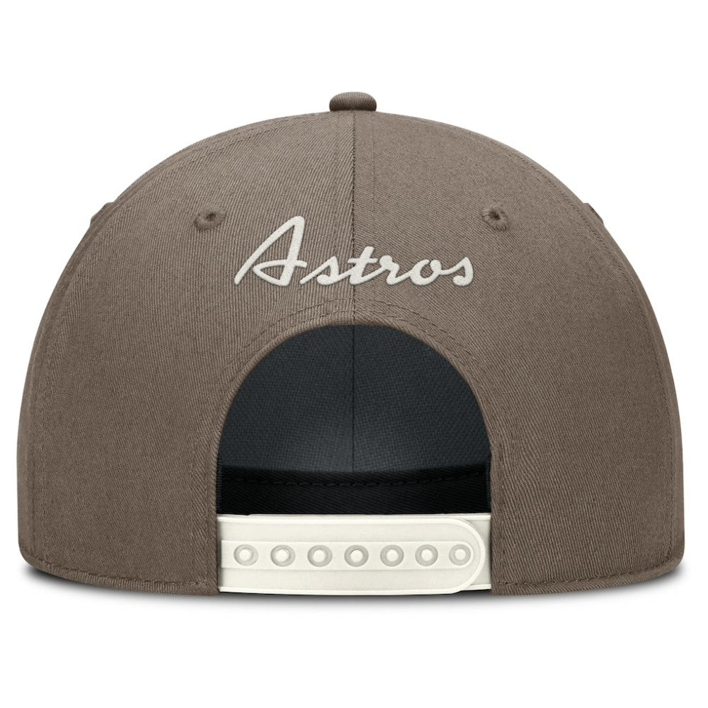 Houston Astros Rise Performance Adjustable Hat Brown