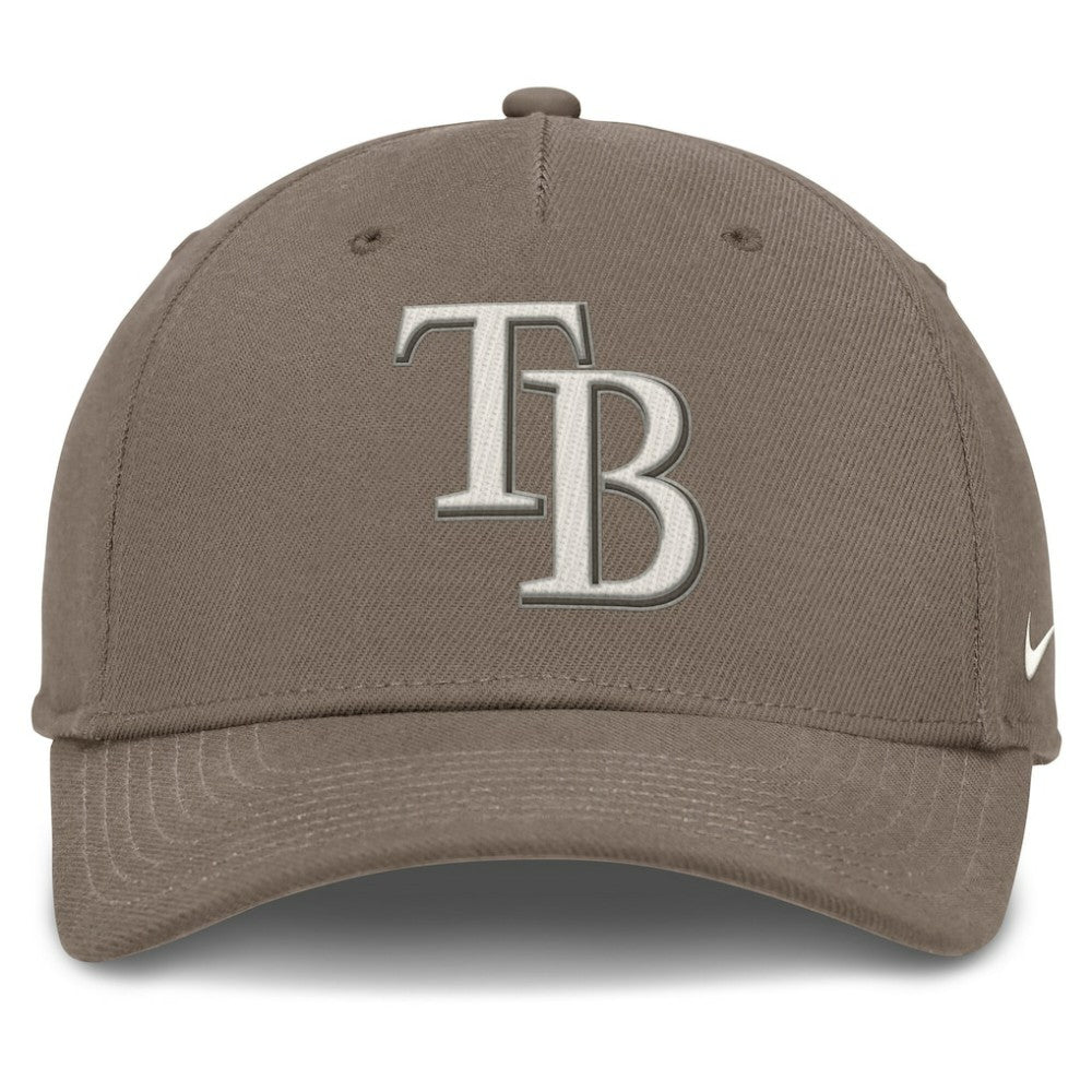 Tampa Bay Rays Rise Performance Adjustable Hat Brown