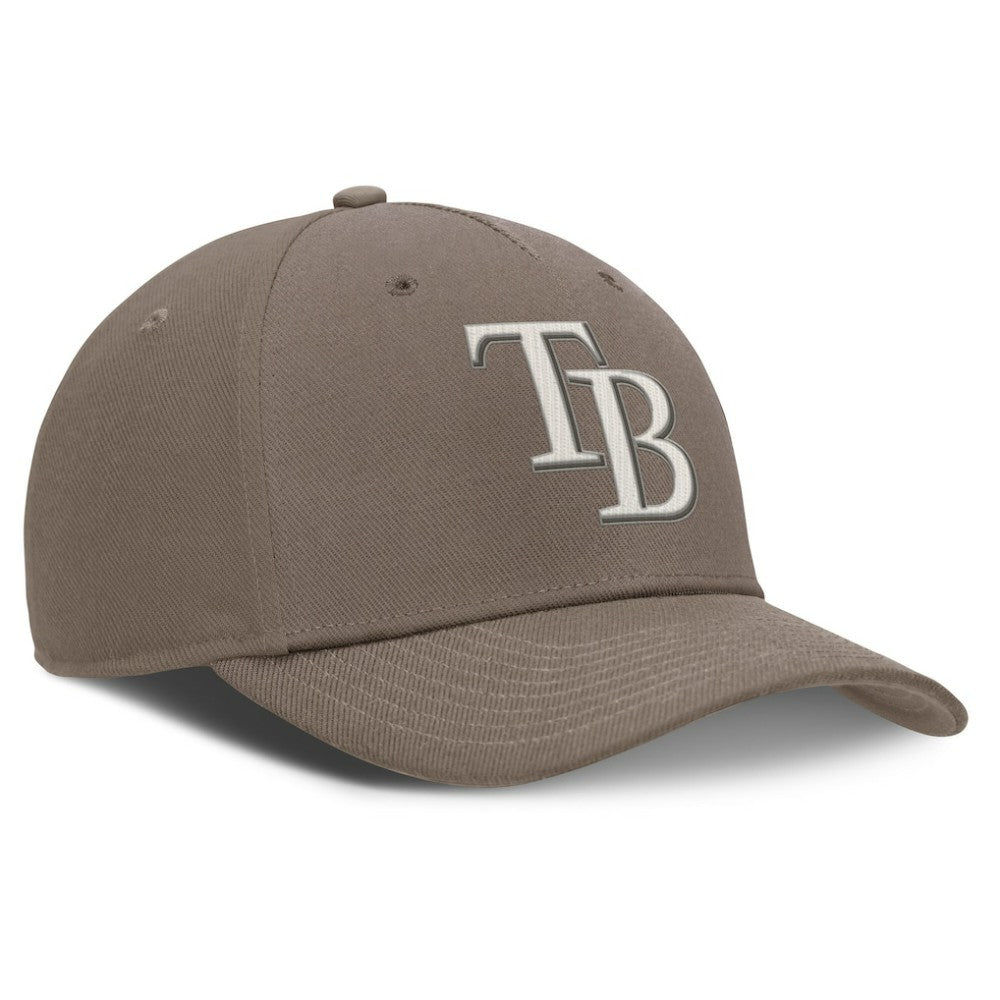Tampa Bay Rays Rise Performance Adjustable Hat Brown