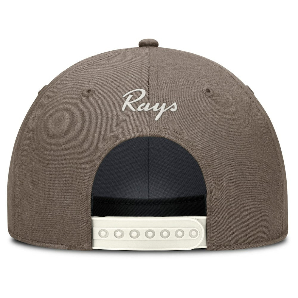 Tampa Bay Rays Rise Performance Adjustable Hat Brown