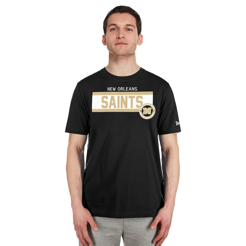 New Orleans Saints New Era 3rd Down High Density Print T-Shirt - Black online