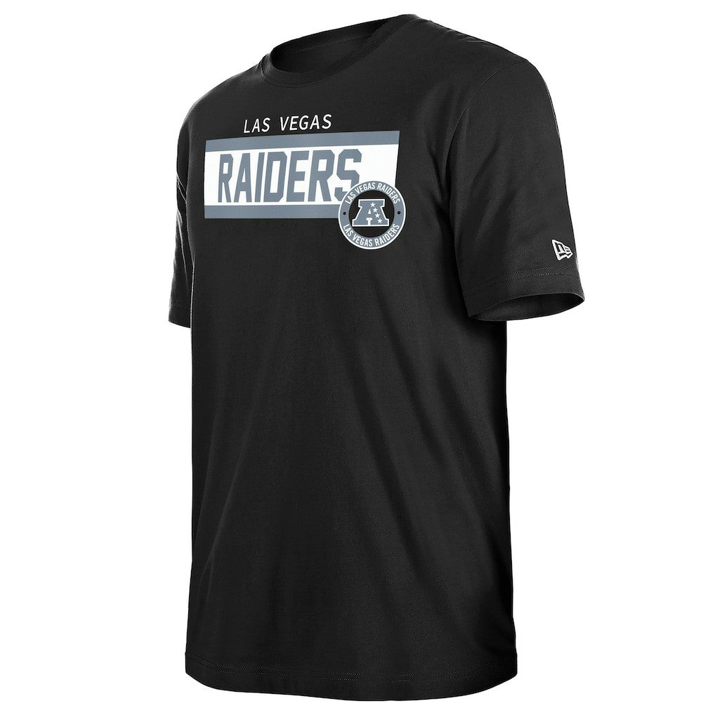 Las Vegas Raiders New Era 3rd Down High Density Print T-Shirt - Black on sale