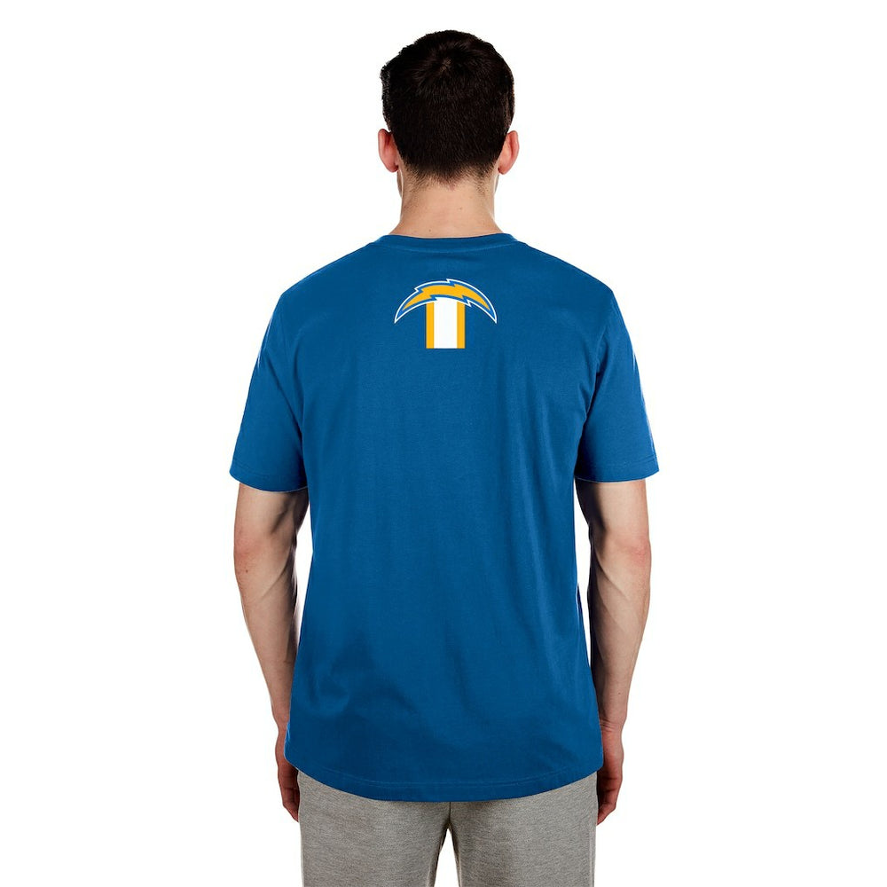 Los Angeles Chargers New Era 3rd Down High Density Print T-Shirt - Blue for sale