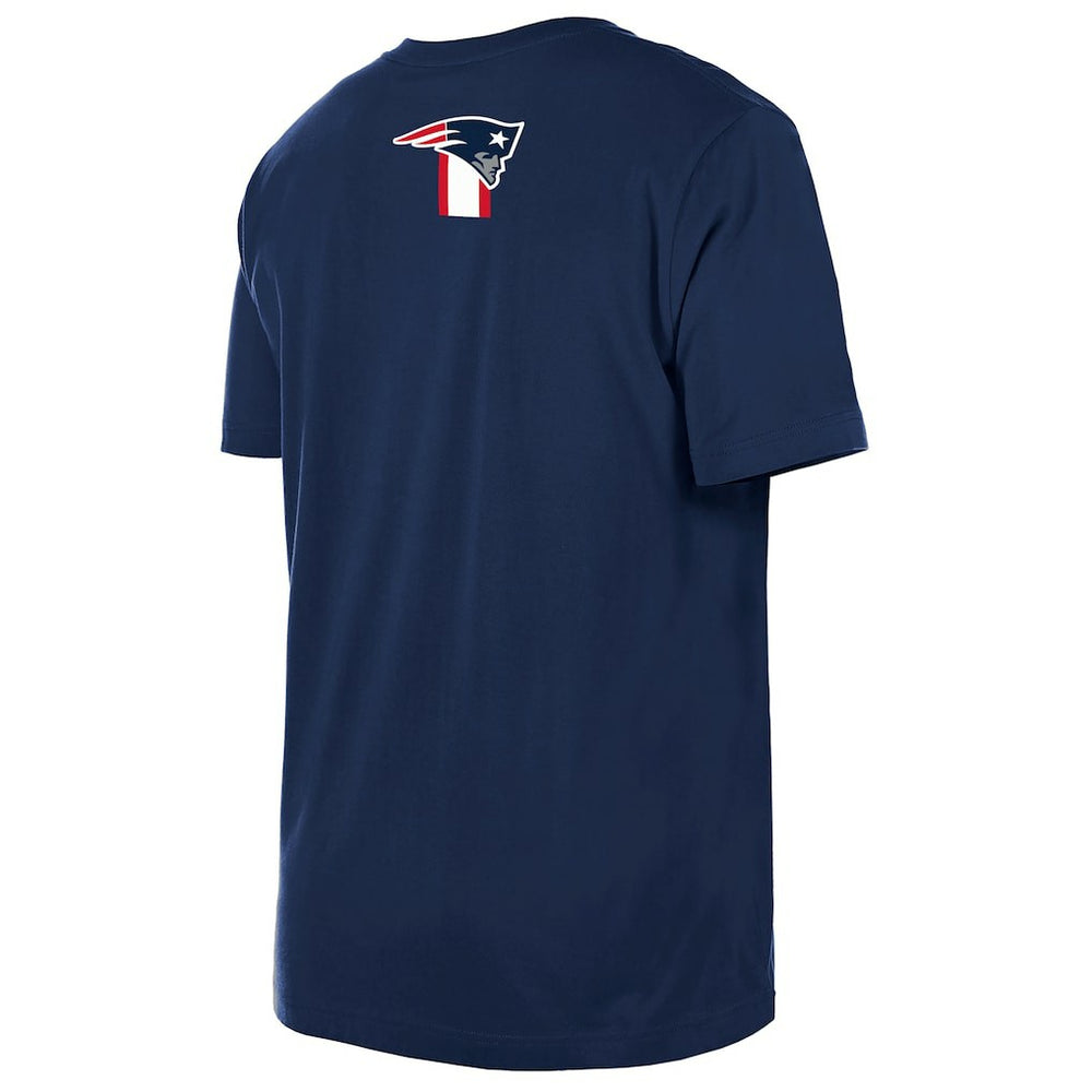 New England Patriots New Era 3rd Down High Density Print T-Shirt - Navy on sale