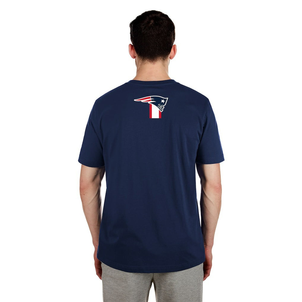 New England Patriots New Era 3rd Down High Density Print T-Shirt - Navy on sale