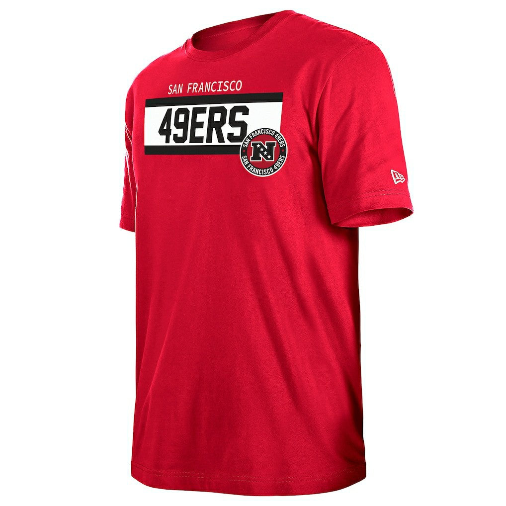 San Francisco 49ers New Era 3rd Down High Density Print T-Shirt - Scarlet discount