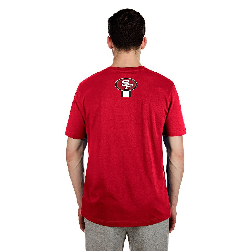 San Francisco 49ers New Era 3rd Down High Density Print T-Shirt - Scarlet discount