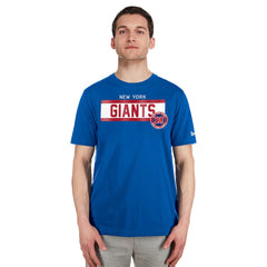 New York Giants New Era 3rd Down High Density Print T-Shirt - Blue on sale