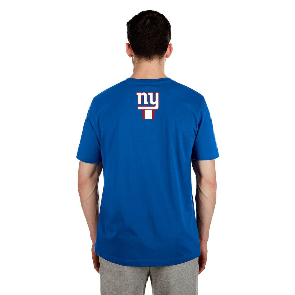 New York Giants New Era 3rd Down High Density Print T-Shirt - Blue on sale