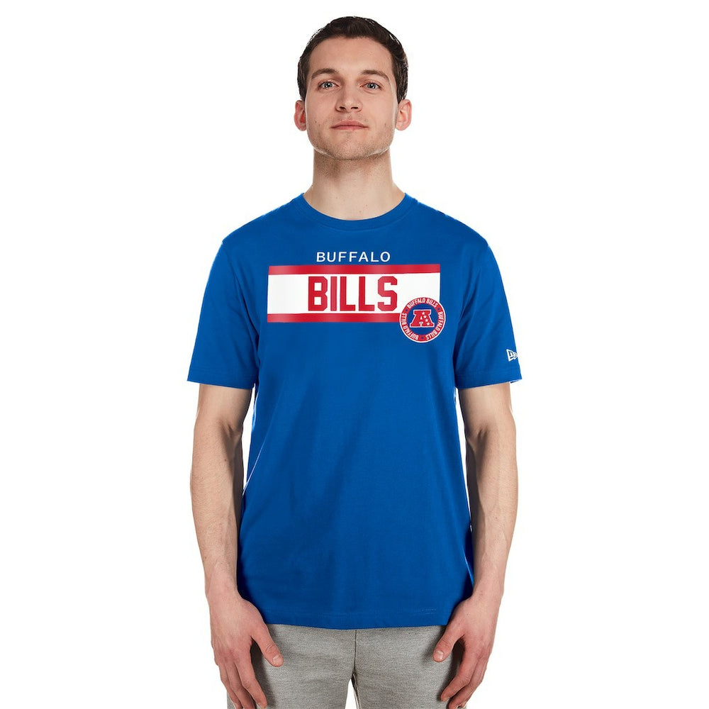 Buffalo Bills New Era 3rd Down High Density Print T-Shirt - Blue on sale