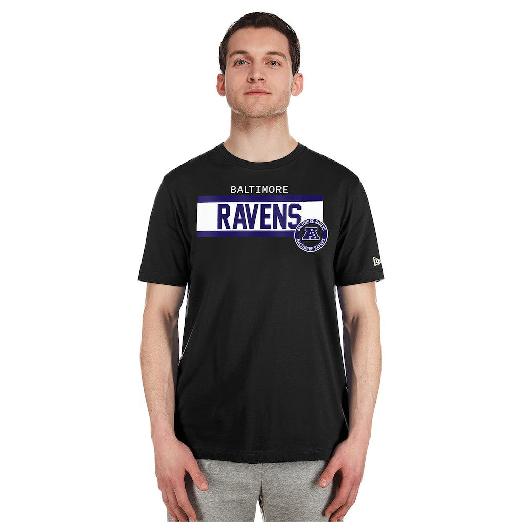 Baltimore Ravens New Era 3rd Down High Density Print T-Shirt - Black discount
