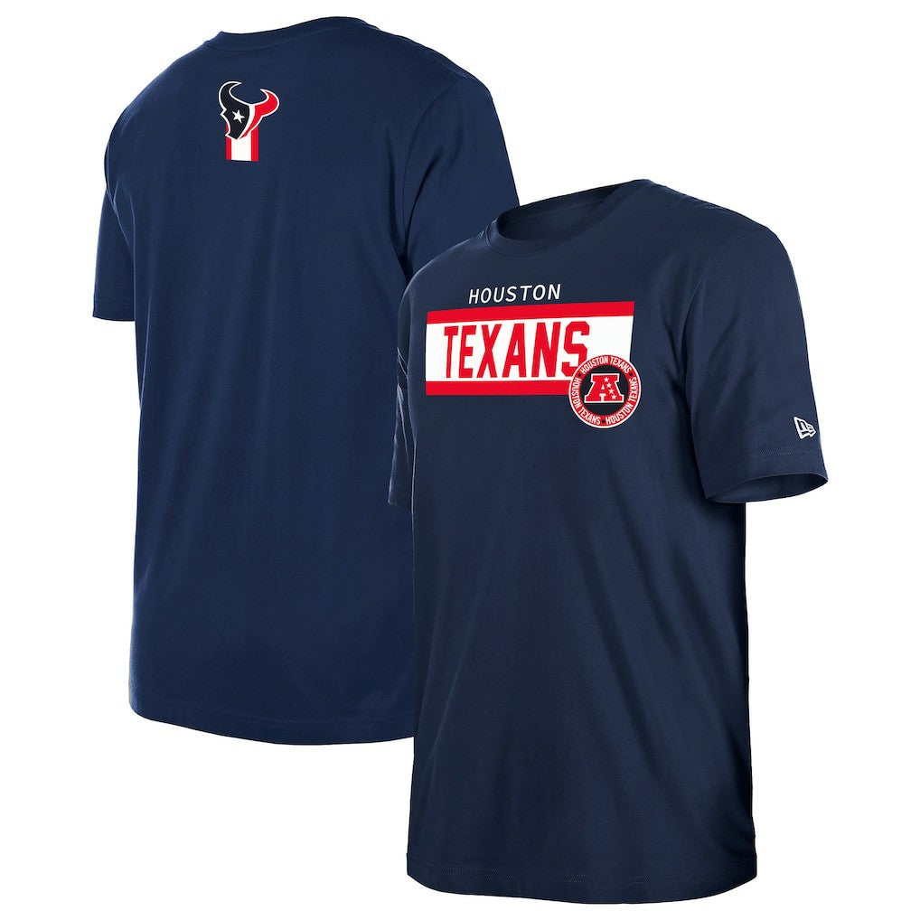 Houston Texans New Era 3rd Down High Density Print T-Shirt - Navy for sale