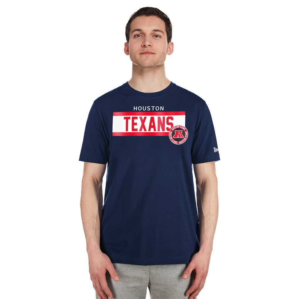 Houston Texans New Era 3rd Down High Density Print T-Shirt - Navy for sale