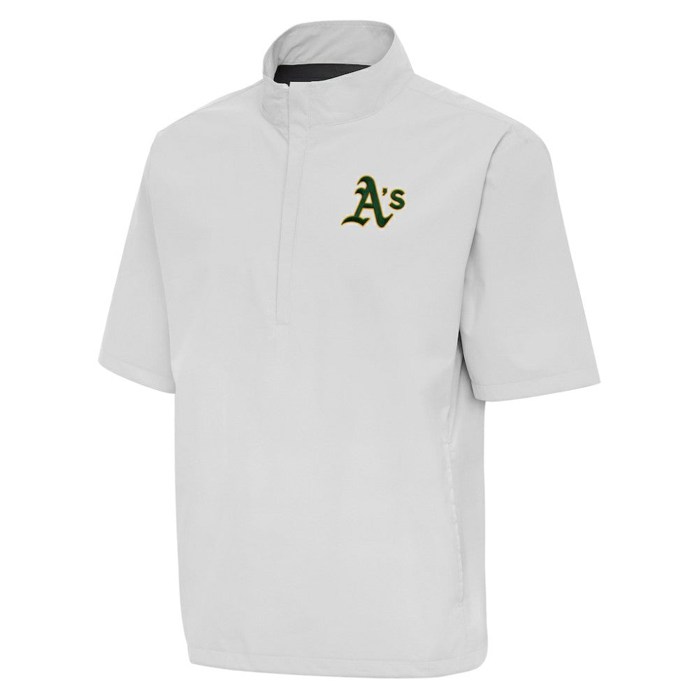 Athletics Antigua Brisk Quarter-Zip Wind Shirt Heather Gray