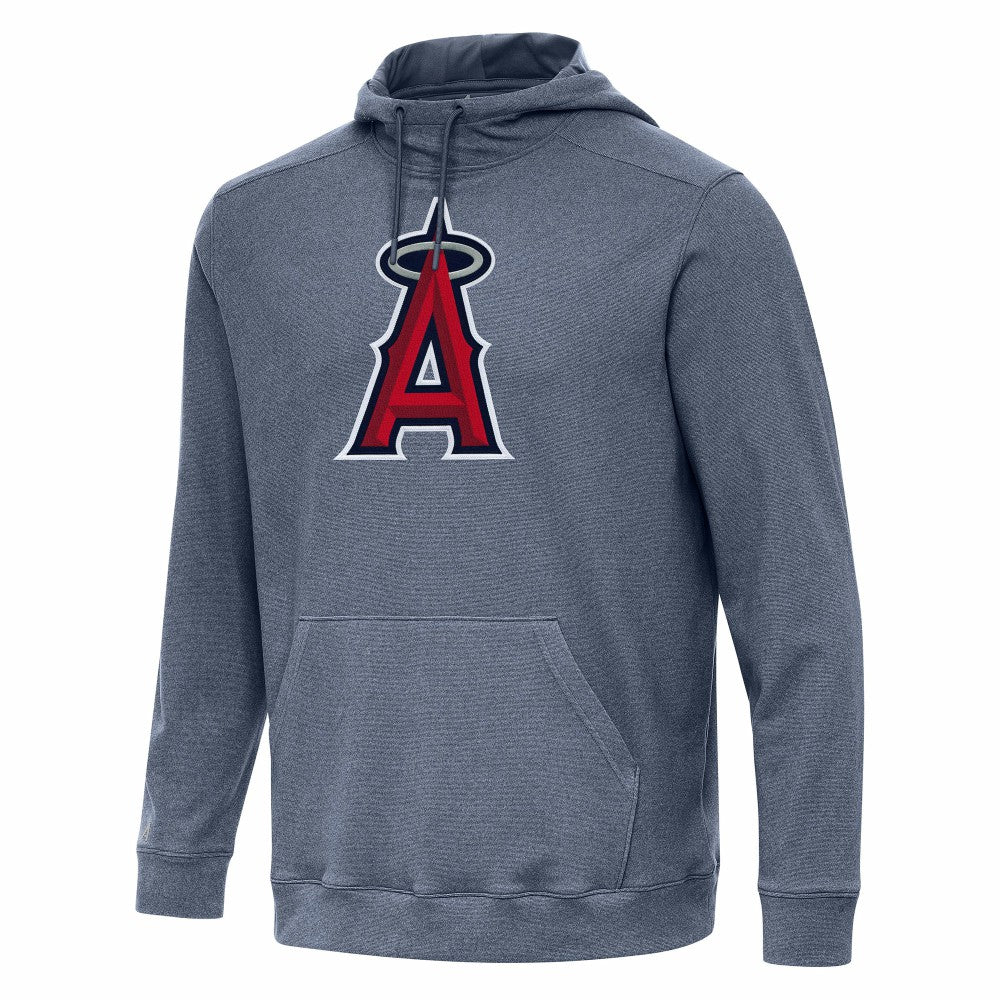 Los Angeles Angels Antigua Cloud Pullover Hoodie Heather Navy