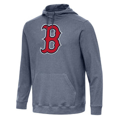 Boston Red Sox Antigua Cloud Pullover Hoodie Heather Navy