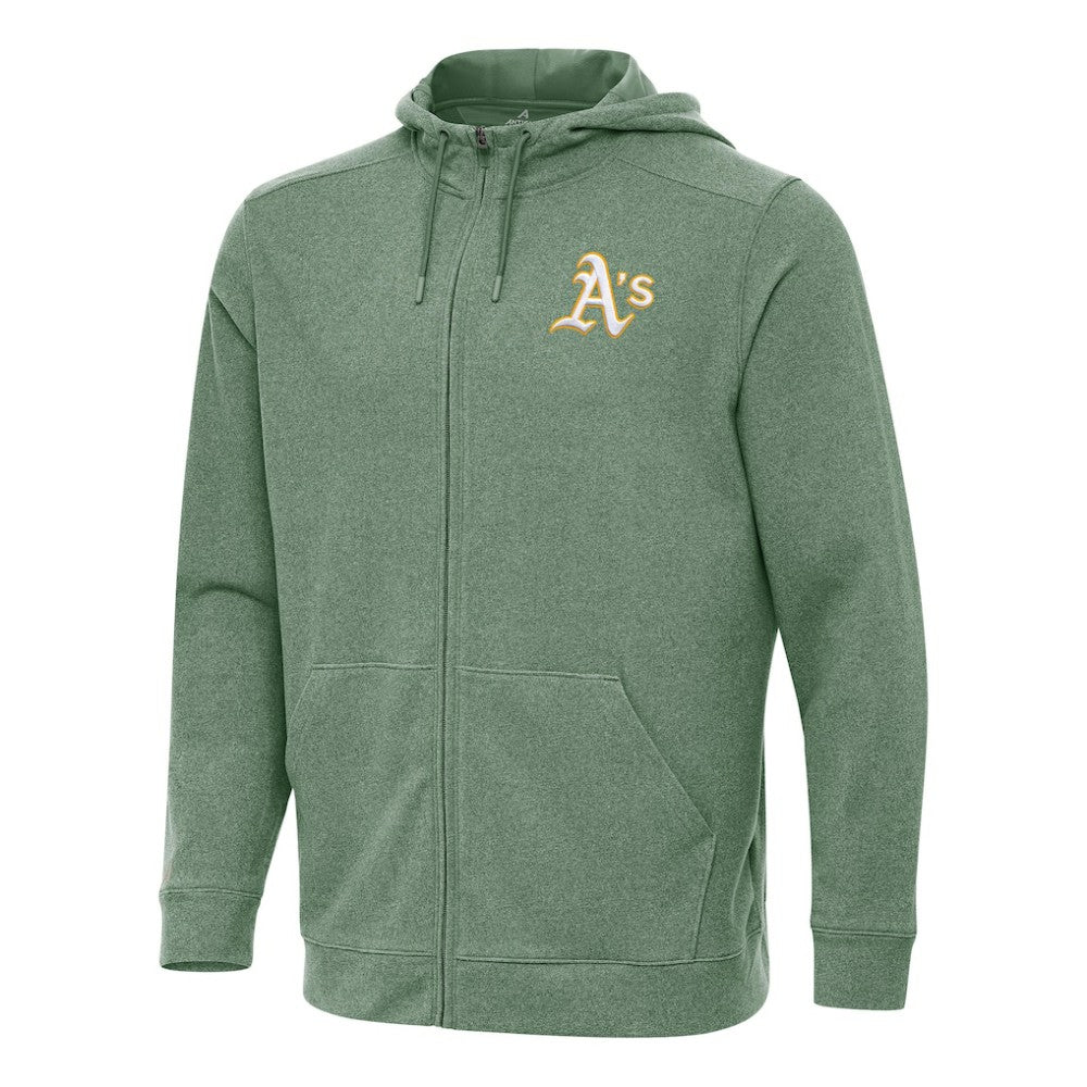 Athletics Antigua Effortless Full-Zip Hooded Jacket Hunter Green