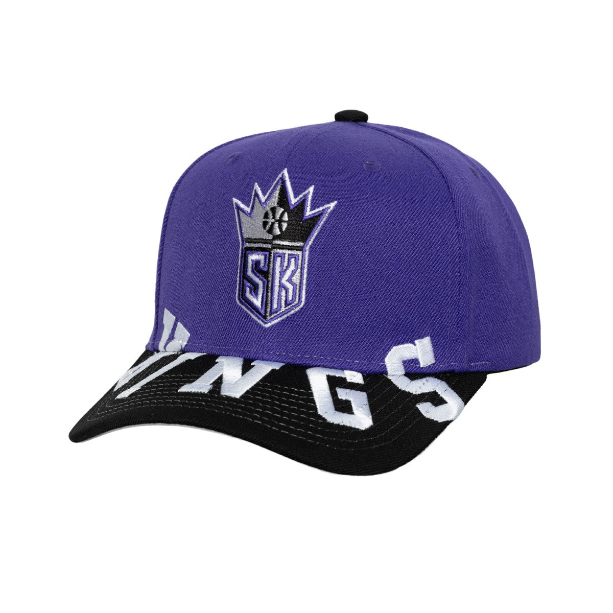 Sacramento Kings Underarch Two-Tone Pro Crown Snapback Hat - Purple/Black online