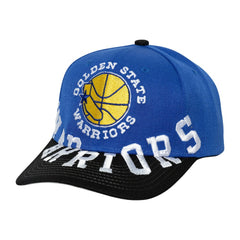 Golden State Warriors Underarch Two-Tone Pro Crown Snapback Hat sale - Royal/Black on sale