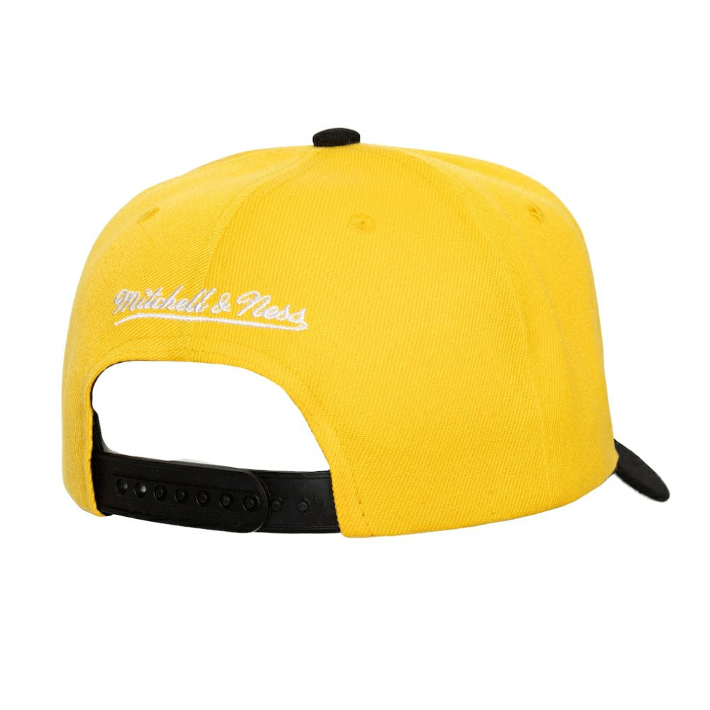 Boston Bruins Mitchell & Ness Underarch Two-Tone Pro Crown Snapback Hat - Gold/Black Hats