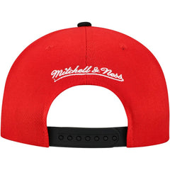 Chicago Blackhawks Mitchell & Ness Underarch Two-Tone Pro Crown Snapback Hat - Red/Black Hats