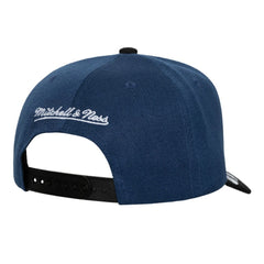Tampa Bay Lightning Mitchell & Ness Underarch Two-Tone Pro Crown Snapback Hat - Blue/Black Hats