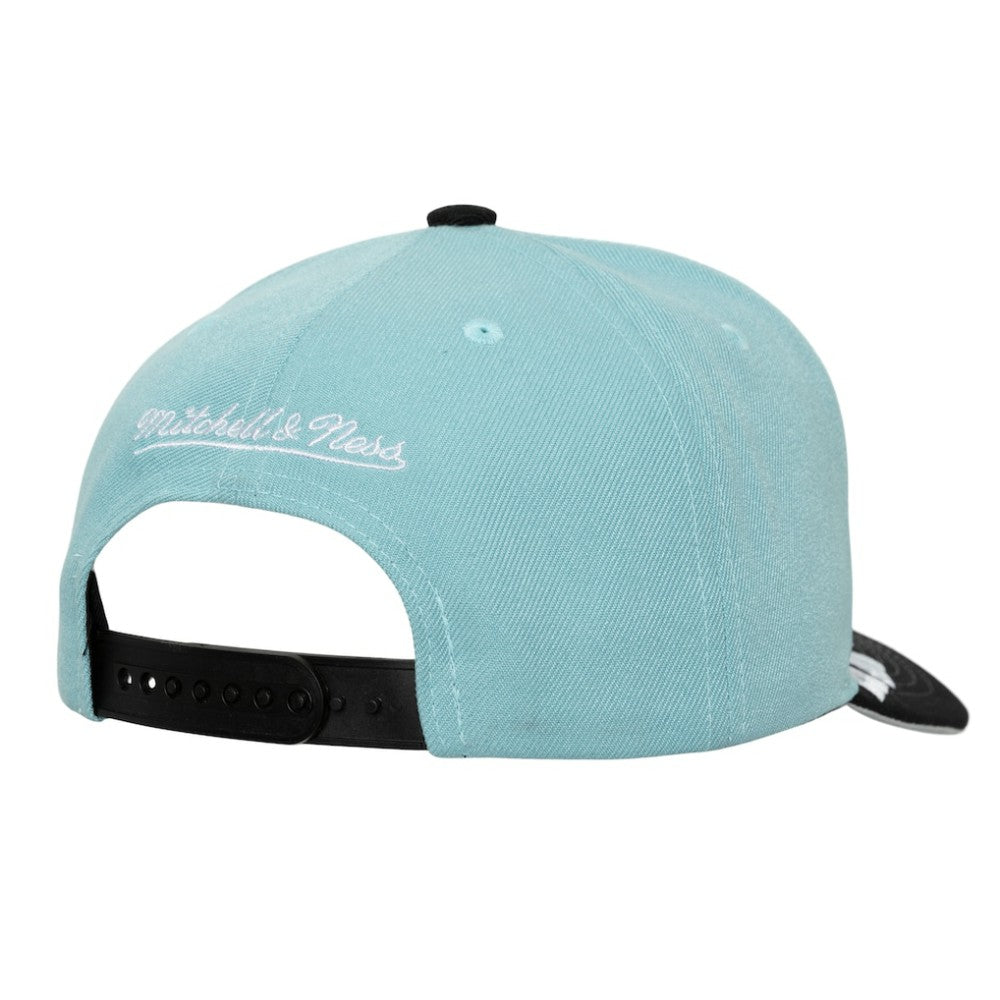 Seattle Kraken Mitchell & Ness Underarch Two-Tone Pro Crown Snapback Hat - Light Blue/Black Hats