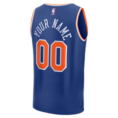 New York Knicks Fast Break Custom Jersey - Icon Edition - Blue sale