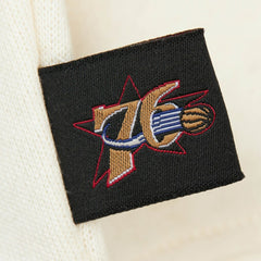Philadelphia 76ers Women's Hardwood Classics Pullover Sweatshirt - Cream online