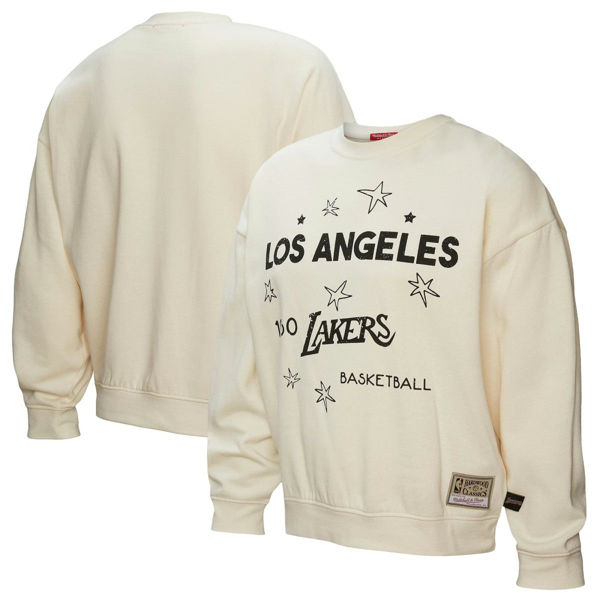 Los Angeles Lakers Women's Hardwood Classics Pullover Sweatshirt - Gold discount