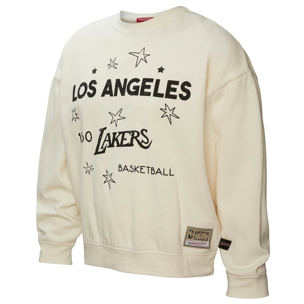 Los Angeles Lakers Women's Hardwood Classics Pullover Sweatshirt - Gold discount