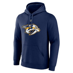 Steven Stamkos Nashville Predators Fanatics Authentic Stack Name & Number Tri-Blend Pullover Hoodie - Navy Hoodies