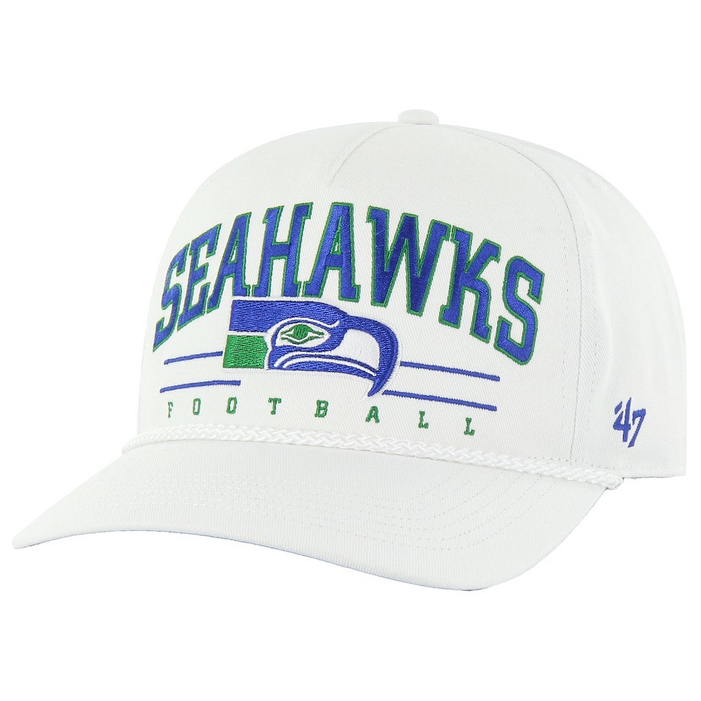 Seattle Seahawks '47 Roscoe Hitch Rope Adjustable Hat - White cheap