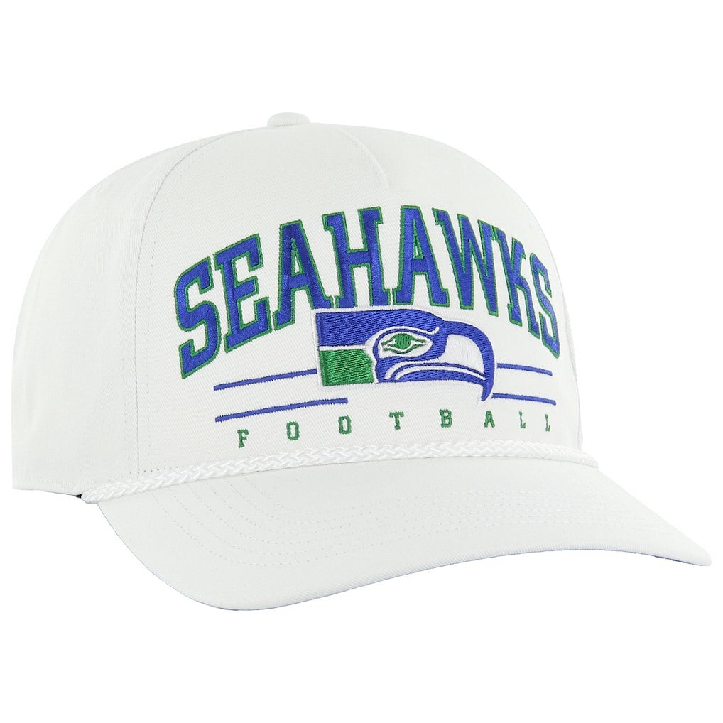Seattle Seahawks '47 Roscoe Hitch Rope Adjustable Hat - White cheap
