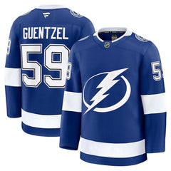 Jake Guentzel Tampa Bay Lightning Fanatics Home Premium Jersey - Blue Jerseys