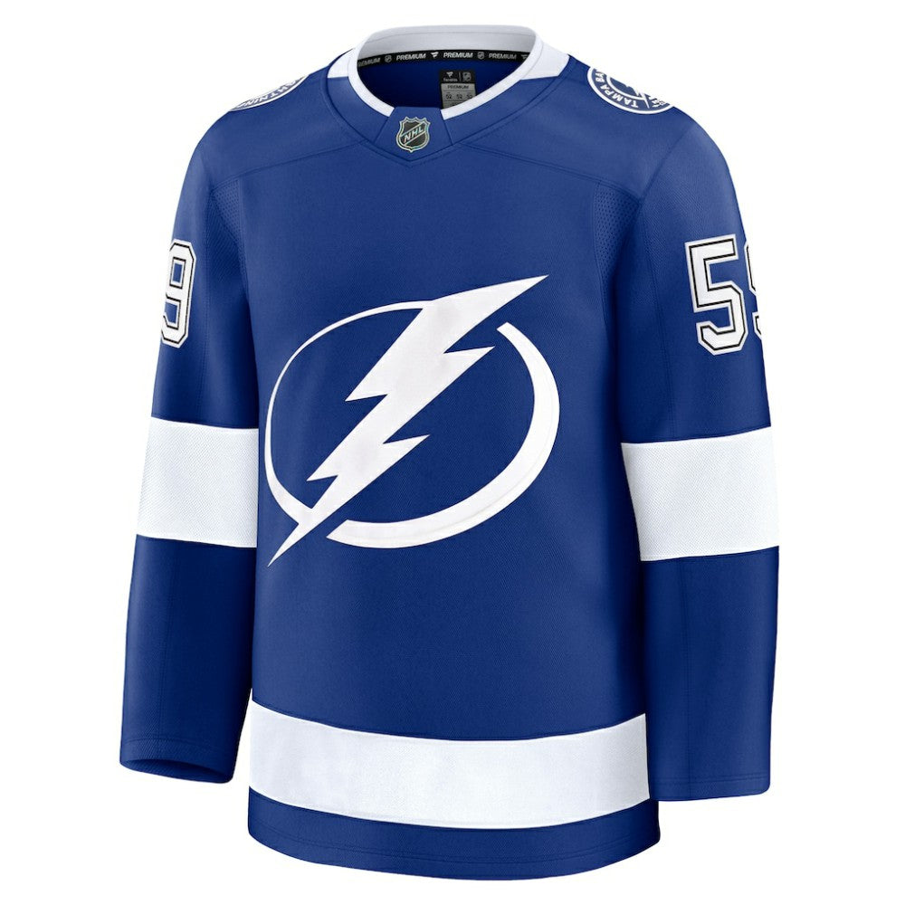 Jake Guentzel Tampa Bay Lightning Fanatics Home Premium Jersey - Blue Jerseys