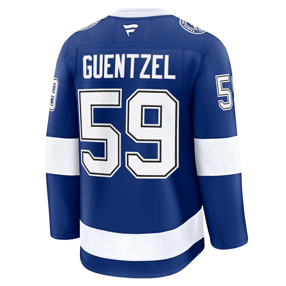 Jake Guentzel Tampa Bay Lightning Fanatics Home Premium Jersey - Blue Jerseys