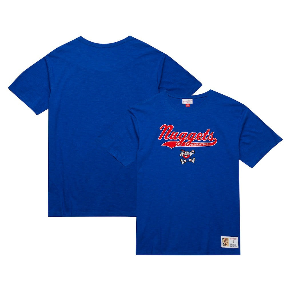 Denver Nuggets Hardwood Classics Felt Applique Slub T-Shirt sale - Royal outlet