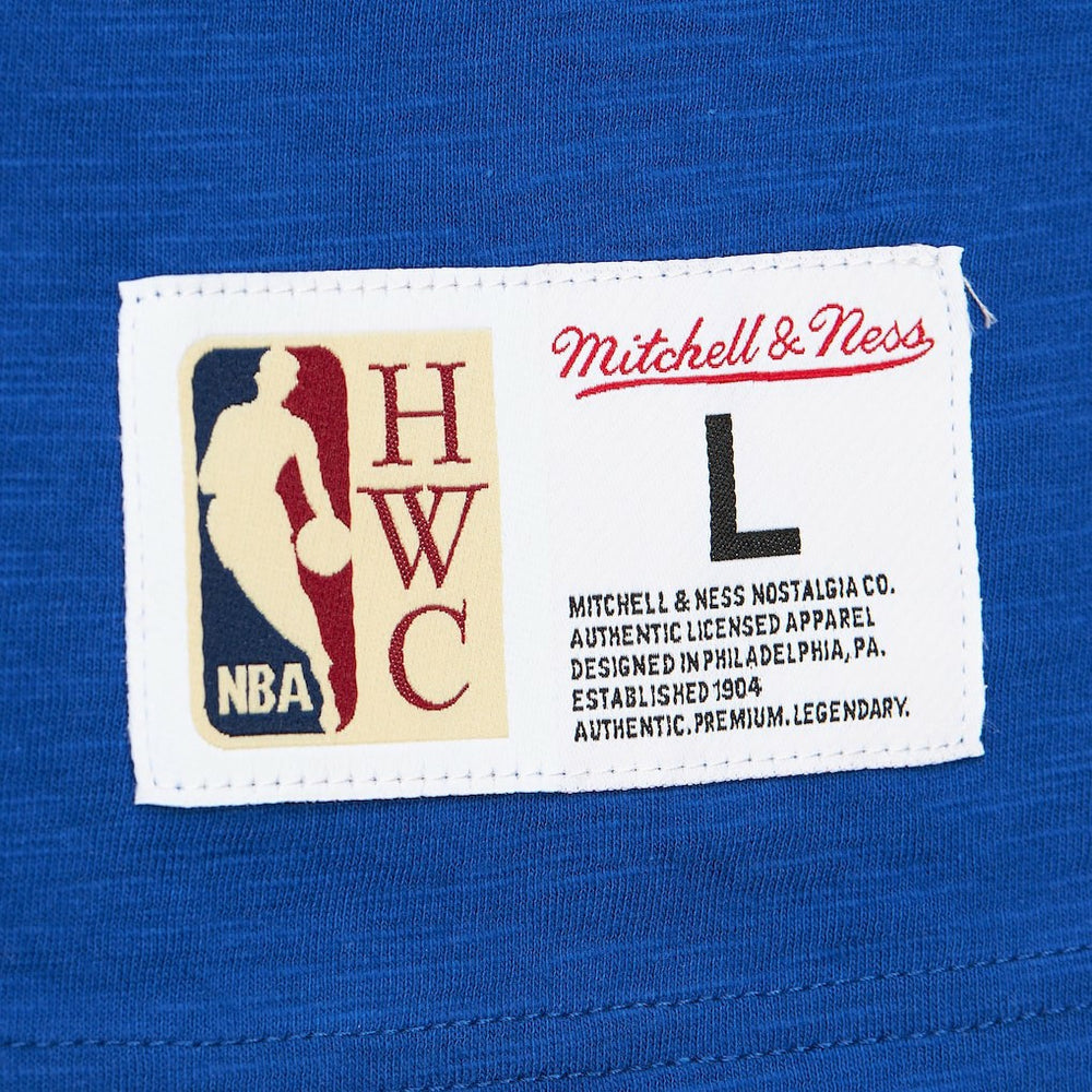 Golden State Warriors Hardwood Classics Felt Applique Slub T-Shirt sale - Royal outlet