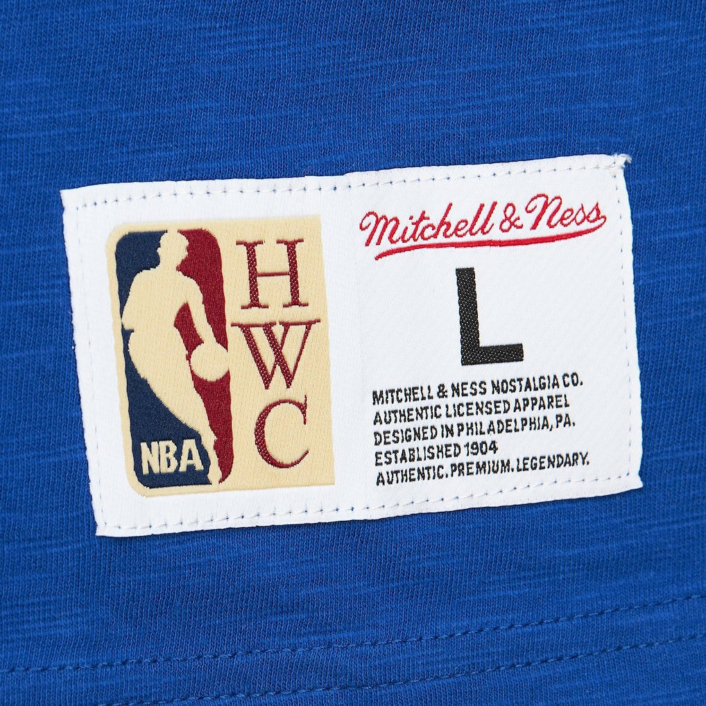 Minnesota Timberwolves Hardwood Classics Felt Applique Slub T-Shirt - Blue cheap