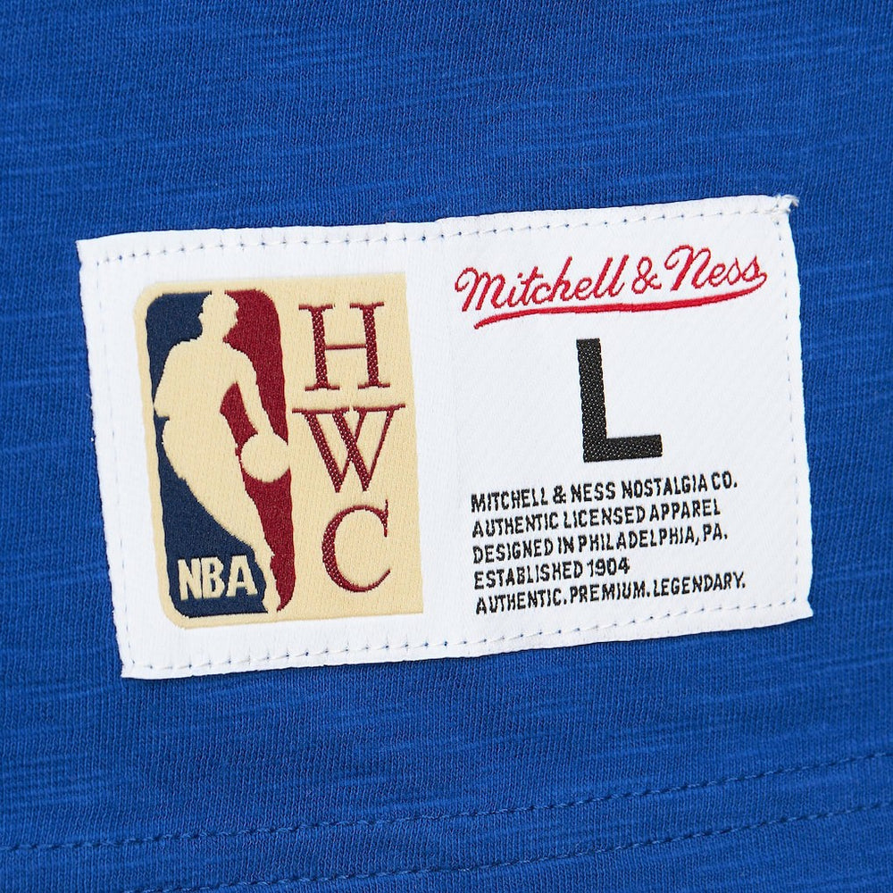 Minnesota Timberwolves Hardwood Classics Felt Applique Slub T-Shirt - Blue cheap