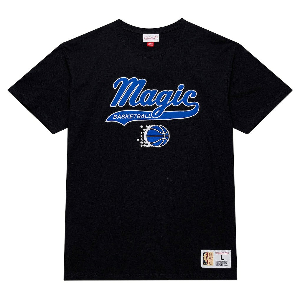 Orlando Magic Hardwood Classics Felt Applique Slub T-Shirt - Black online