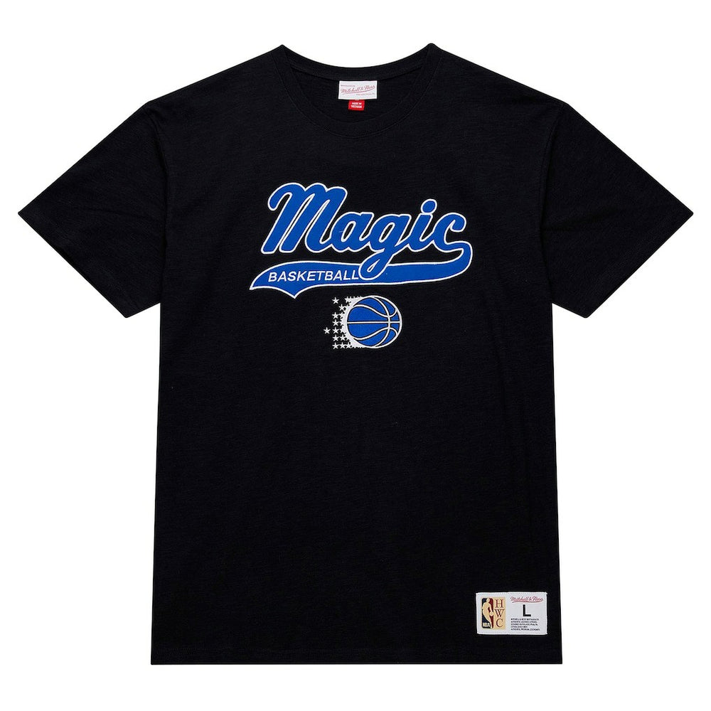 Orlando Magic Hardwood Classics Felt Applique Slub T-Shirt - Black online