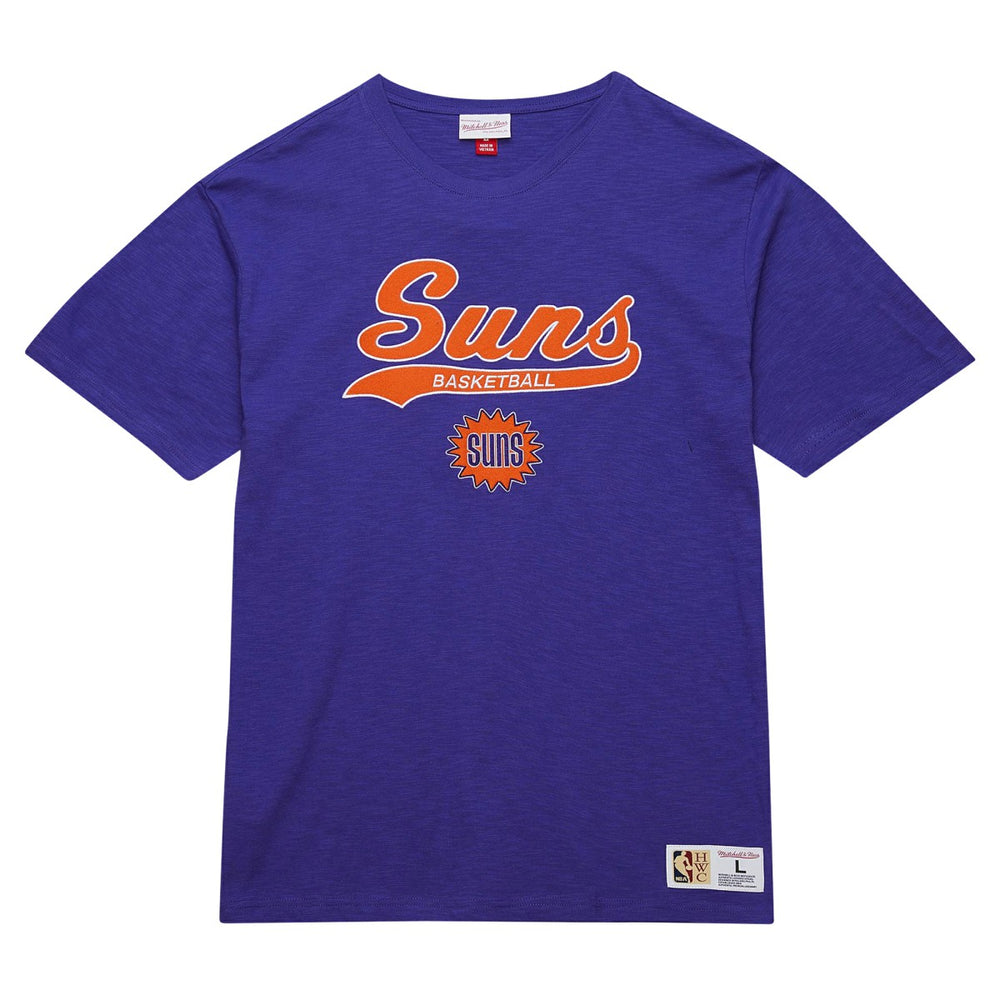 Phoenix Suns Hardwood Classics Felt Applique Slub T-Shirt - Purple outlet