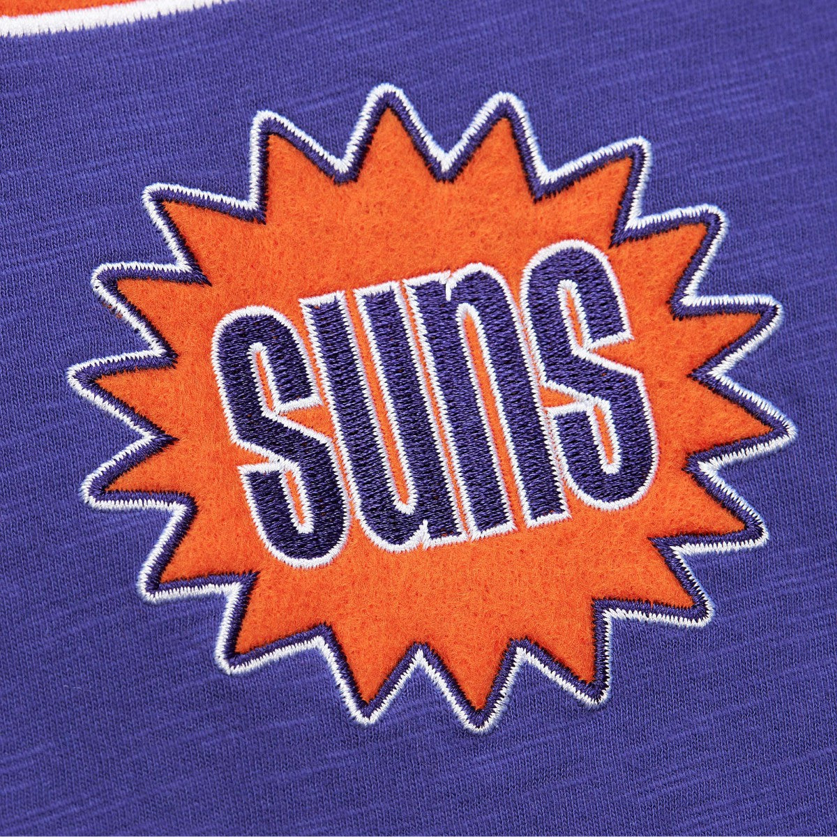 Phoenix Suns Hardwood Classics Felt Applique Slub T-Shirt - Purple outlet