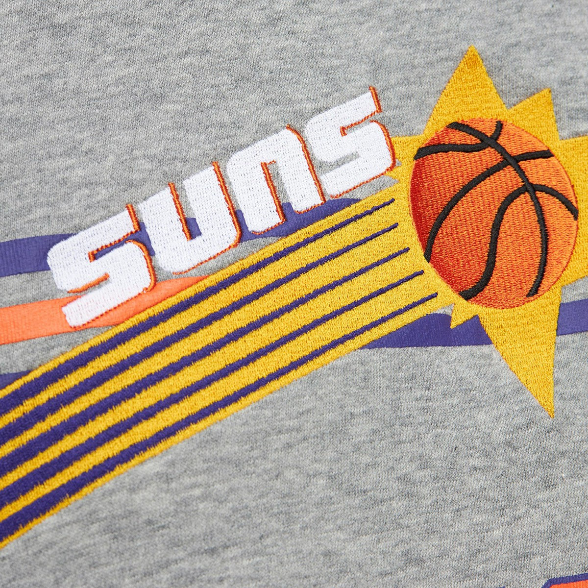 Phoenix Suns Hardwood Classics All Over 4.0 Pullover Sweatshirt - Heather Gray on sale